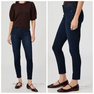 PAIGE Verdugo Ankle Skinny Jeans Stretch Color Snapdragon (Deep Blue) Size 29